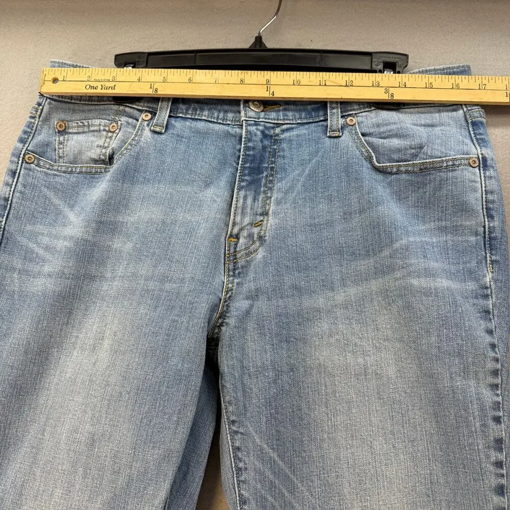 Levi's 515 Jeans Women's 12M 31x32 Light Blue Boot Cut Western Normcore - Picture 11 of 15
